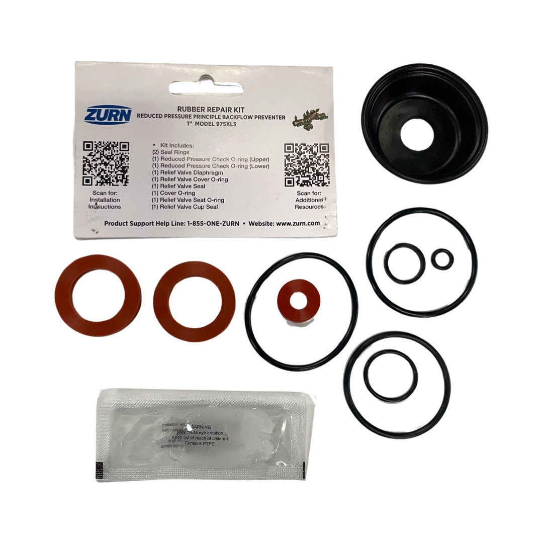 WILKINS 1-975XL3R COMPLETE RUBBER KIT FOR 1" 975XL3