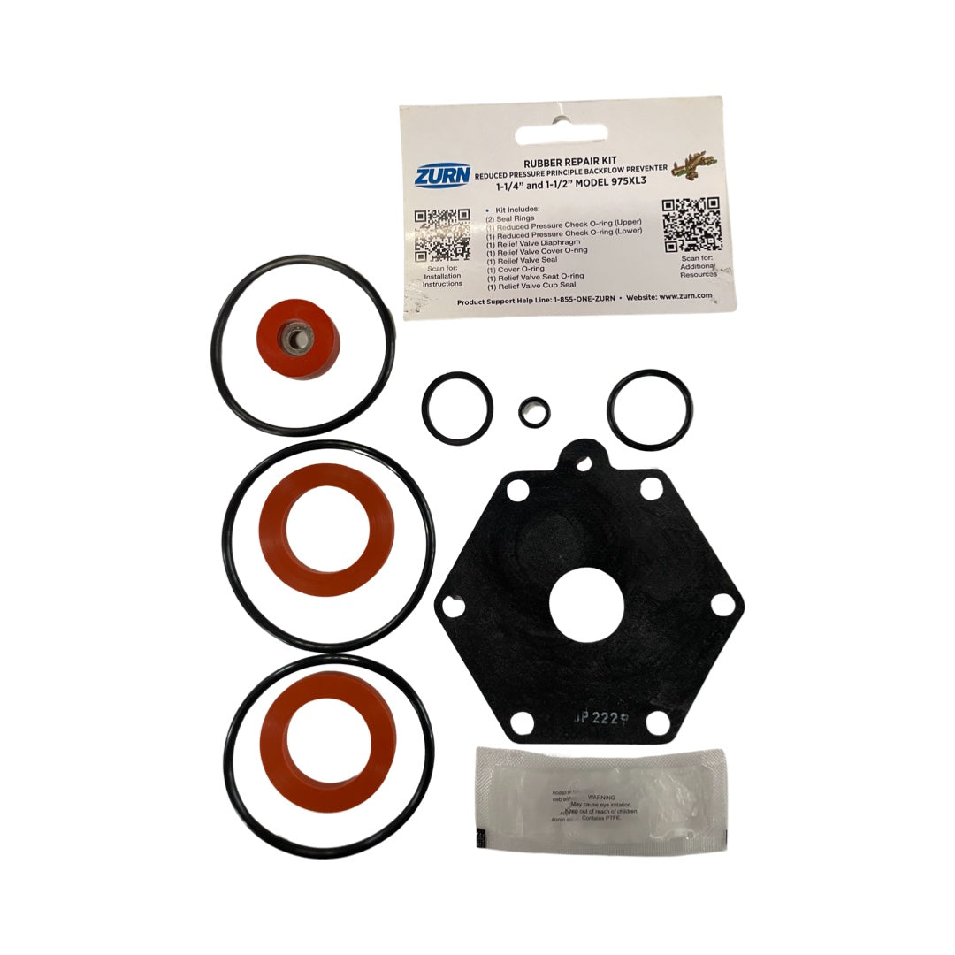 WILKINS RK114-975XL3R 1 1/4" - 1 1/2" COMPLETE RUBBER KIT