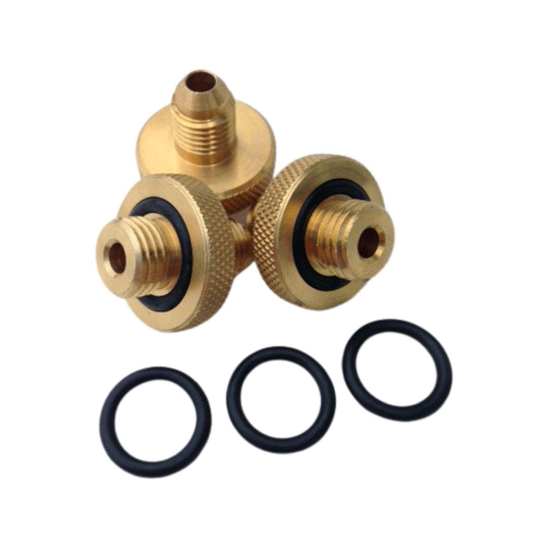 MID-WEST 110631 1/4" Quick Connect Fittings (Set of 3) for Backflow Testing