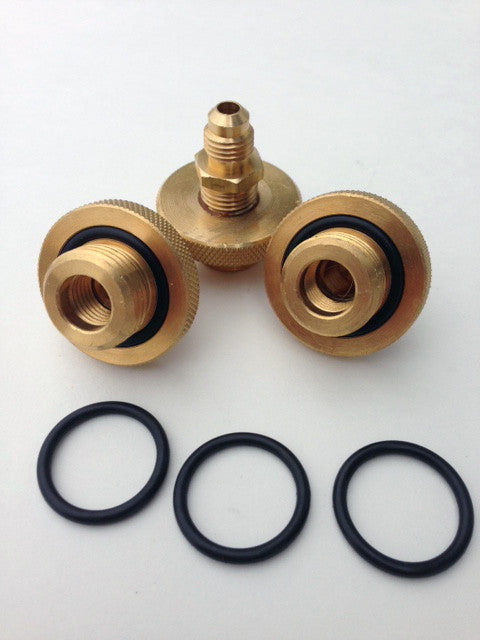 MID-WEST 110703 1/2" Quick Connect Fittings (Set of 3) for Backflow Testing