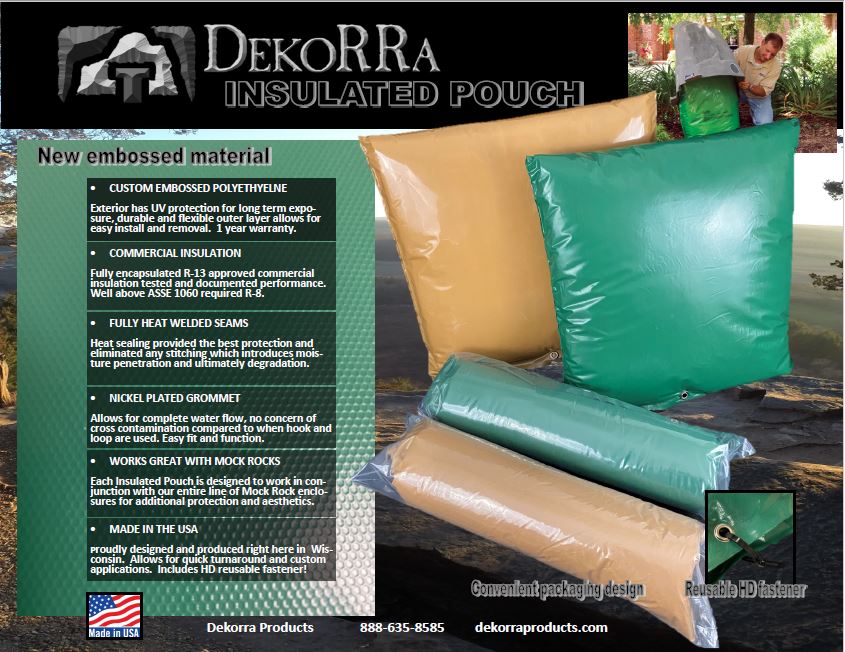 Dekorra R 13 Insulated Pouch Backflow Supply