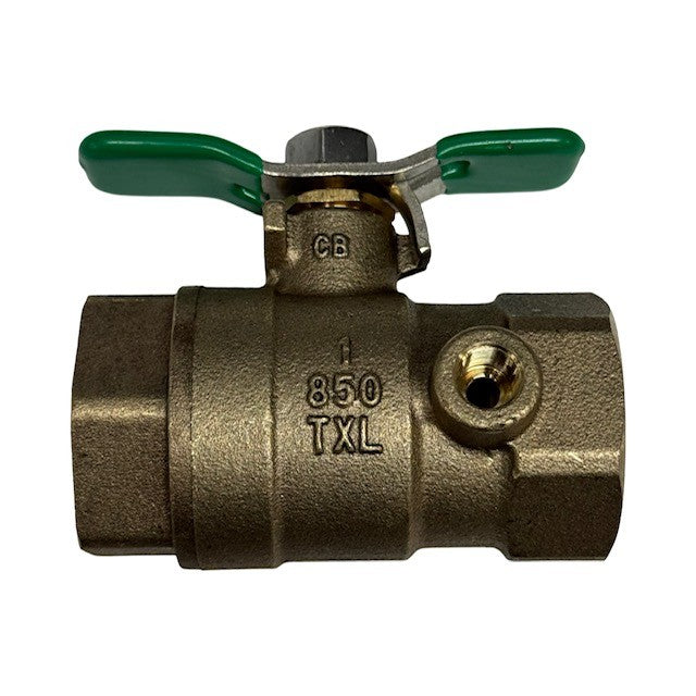 WILKINS 1-850TXL 1" LEAD FREE INLET BALL VALVE