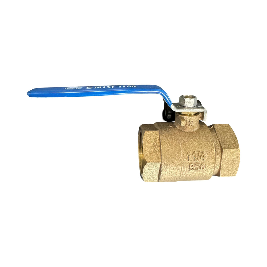 WILKINS 114-850 1 1/4" NON TAPPED BALL VALVE