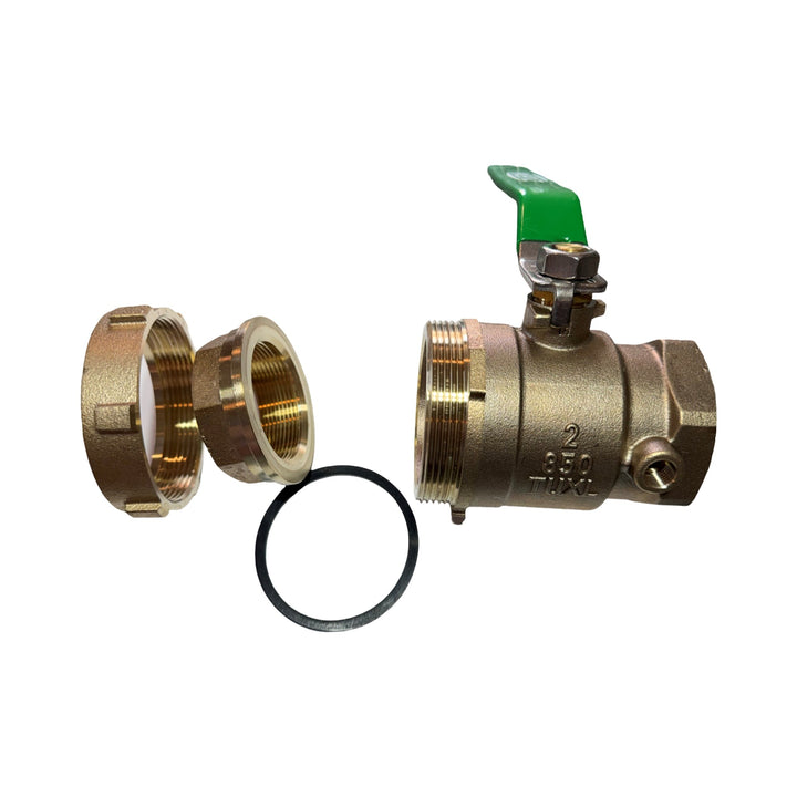 WILKINS 2-850TUXL 2" UNION BALL VALVE - TAPPED