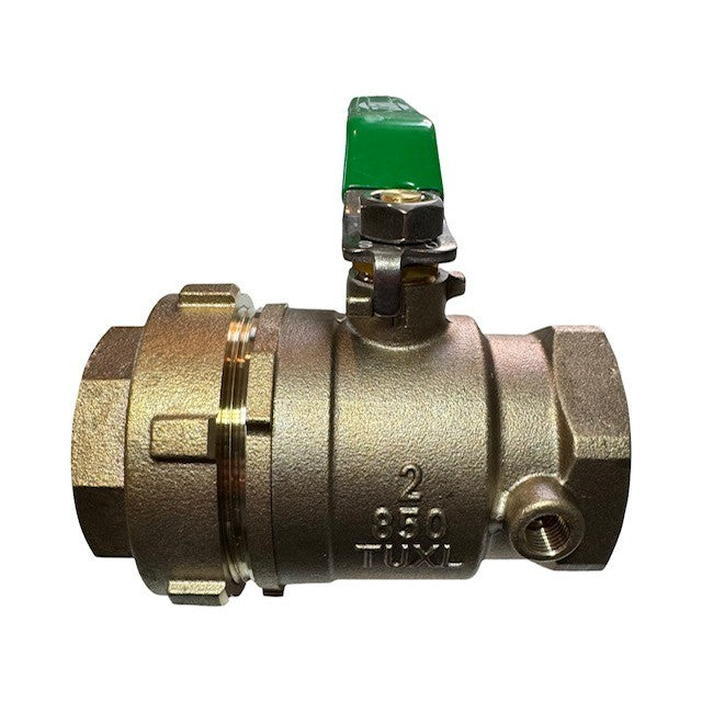 WILKINS 2-850TUXL 2" UNION BALL VALVE - TAPPED