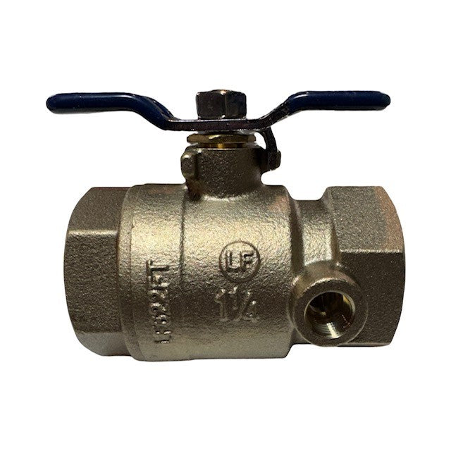 FEBCO 781055LL TAPPED 1 1/4" BALL VALVE