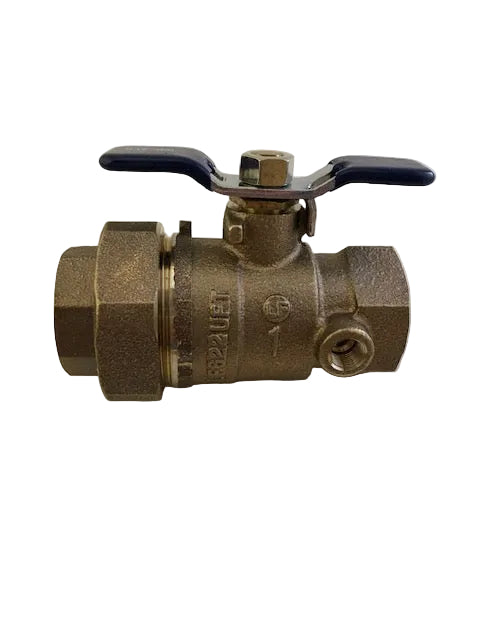 FEBCO 781295LL 1" TAPPED, UNION BALL VALVE