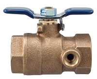 Febco Tapped Ball Valve 1" 781054LL